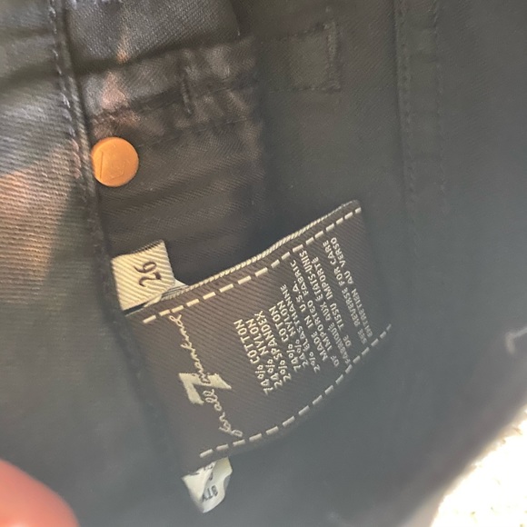 7 For All Mankind Coated Ankle Skinny Jeans (NWOT) - Picture 10 of 12